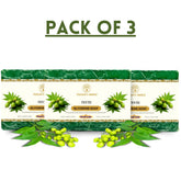 Vagad’s Herbal Neem Soap – Antibacterial Herbal Cleanser for Acne-Prone & Oily Skin | Fights Acne, Controls Oil, Soothes Irritation - 125gm (Pack of 3)