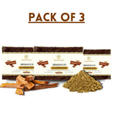 Vagad’s Herbal Sandalwood & Honey Herbal Bathing Soap – Natural, Moisturizing & Calming Ayurvedic Soap Bar for Glowing, Soft, and Nourished Skin (No Parabens, No Sulphates - 125gm (Pack of 3)