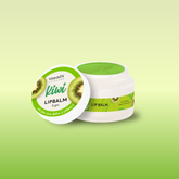 Vagad's Herbal Kiwi Lip Balm | Nourishing & Hydrating Lip Care with Natural Kiwi Extracts | For Soft, Smooth & Supple Lips | Paraben-Free | Tropical Fruity Flavor - 8gm