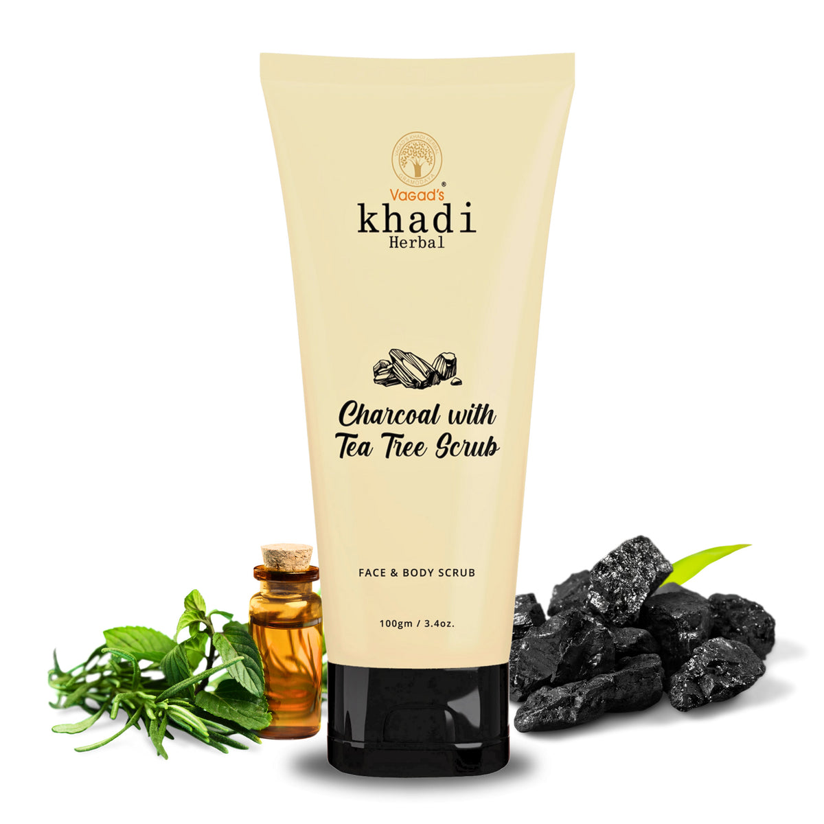 Active Charcoal With Tea Tree Scrub