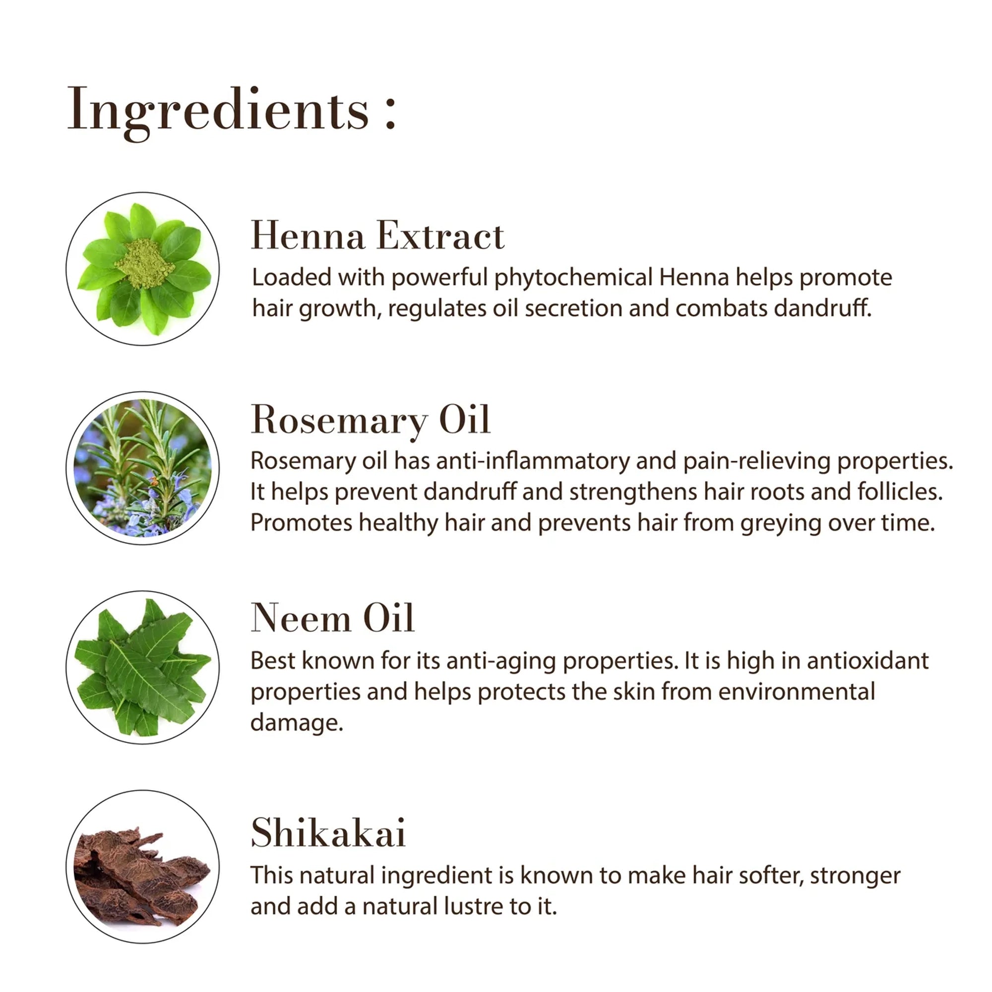 Rosemary & Henna Hair Oil