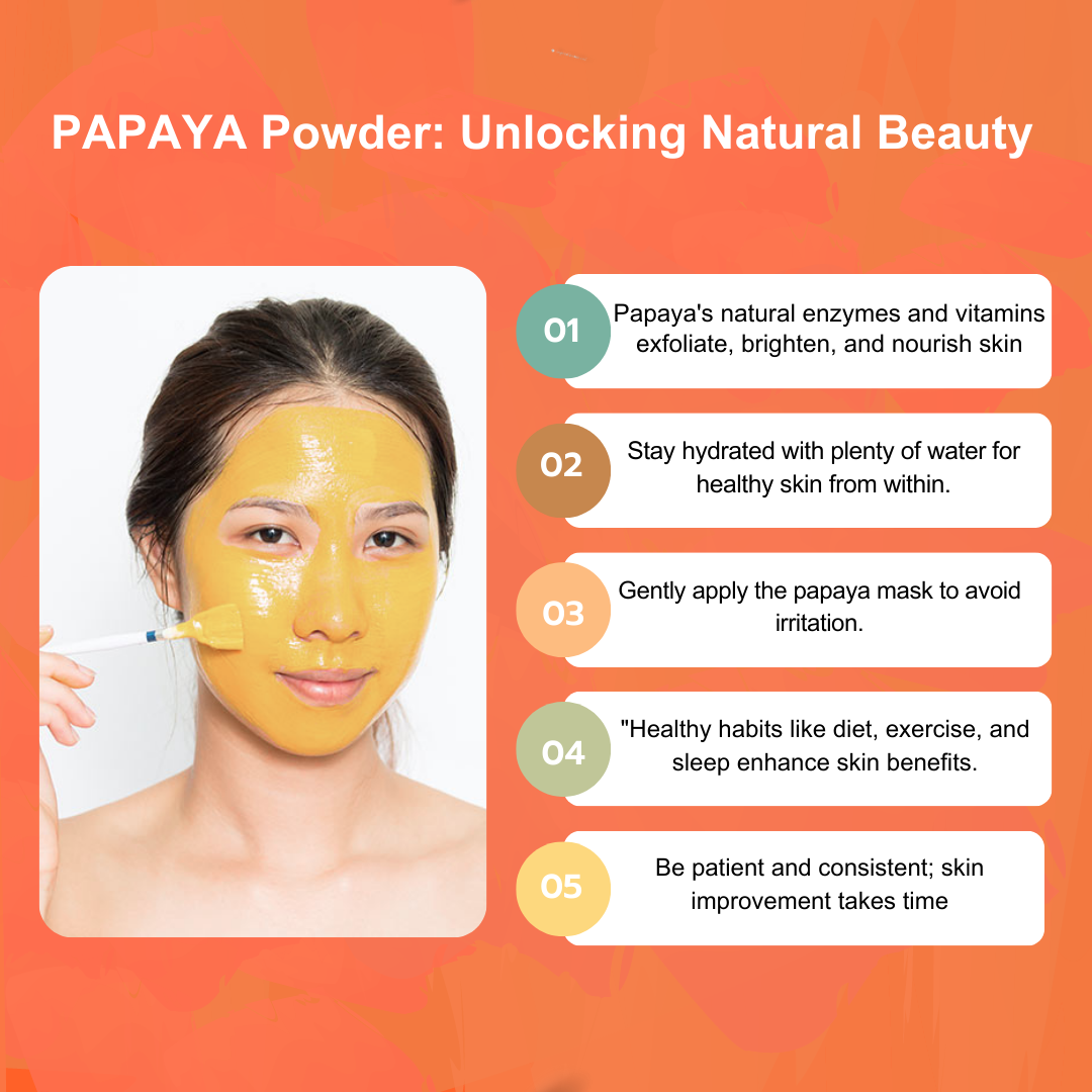 Papaya Powder | Natural Skincare Treasure crafted From The Finest Papayas