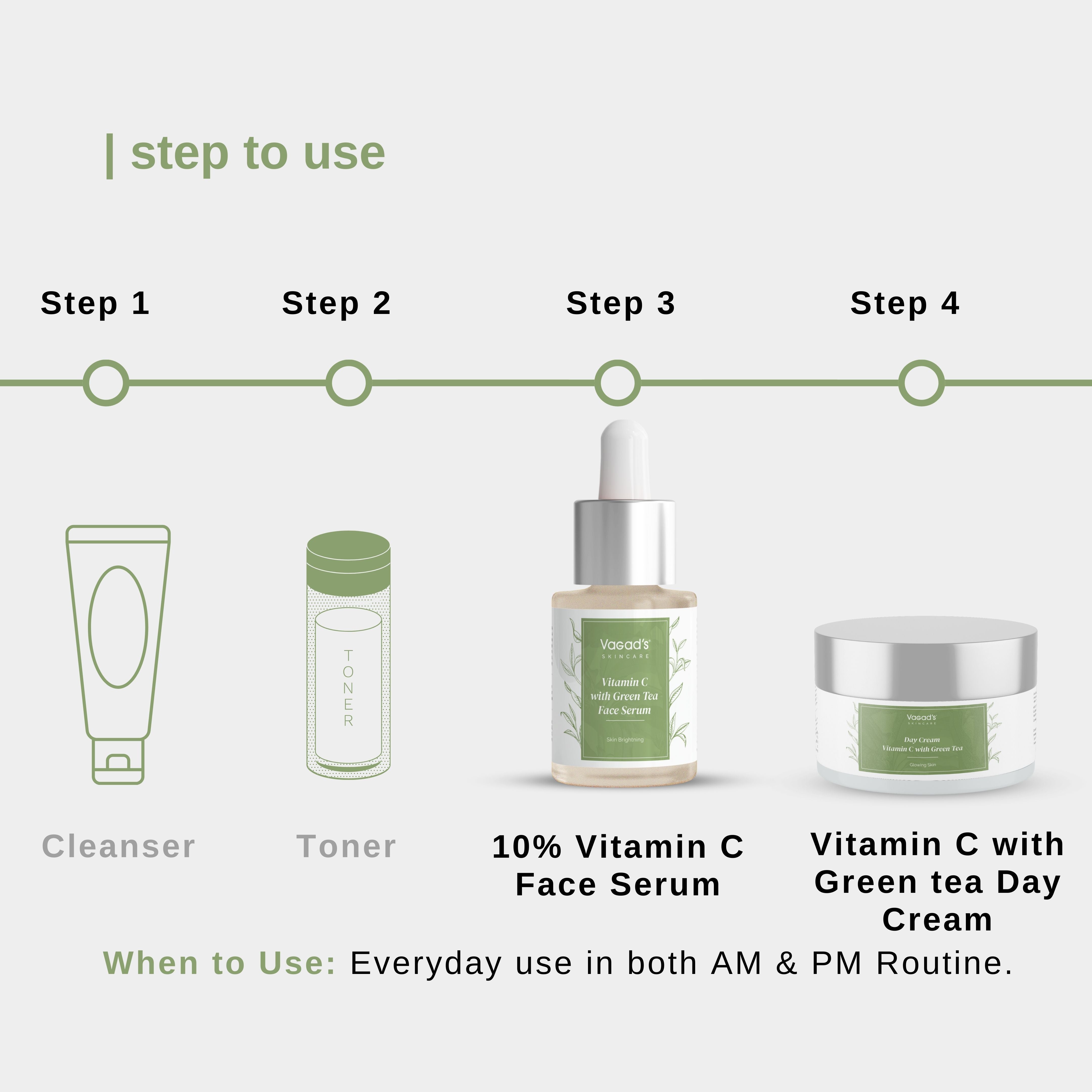 Vitamin C Day Cream with Green Tea 50g