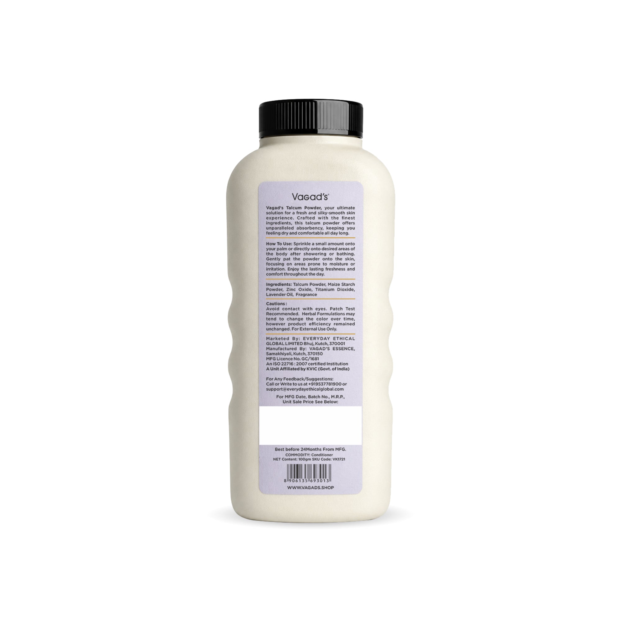 Talcum Powder For Long Lasting Freshness - 200gm (Pack of 2)