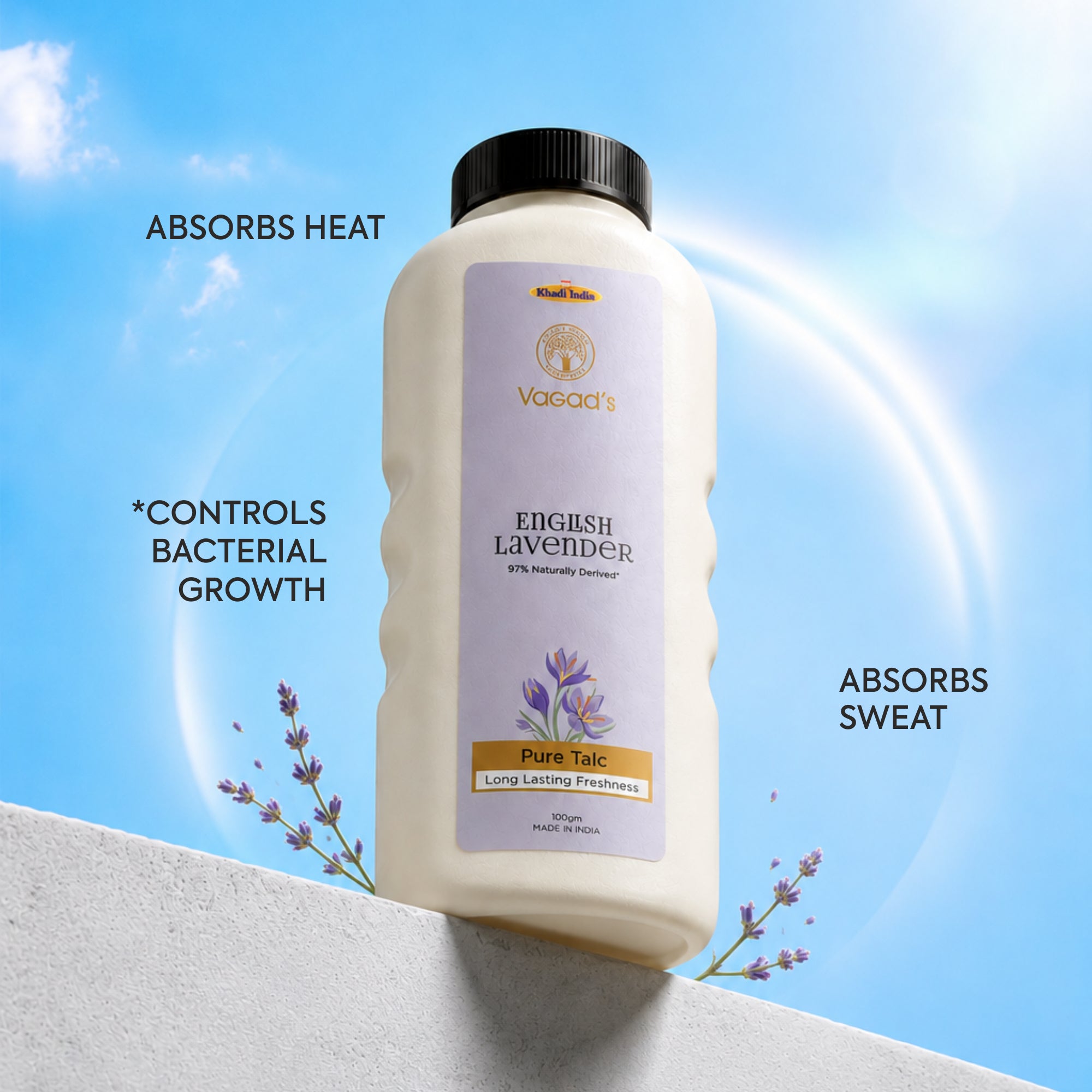 Talcum Powder For Long Lasting Freshness - 200gm (Pack of 2)