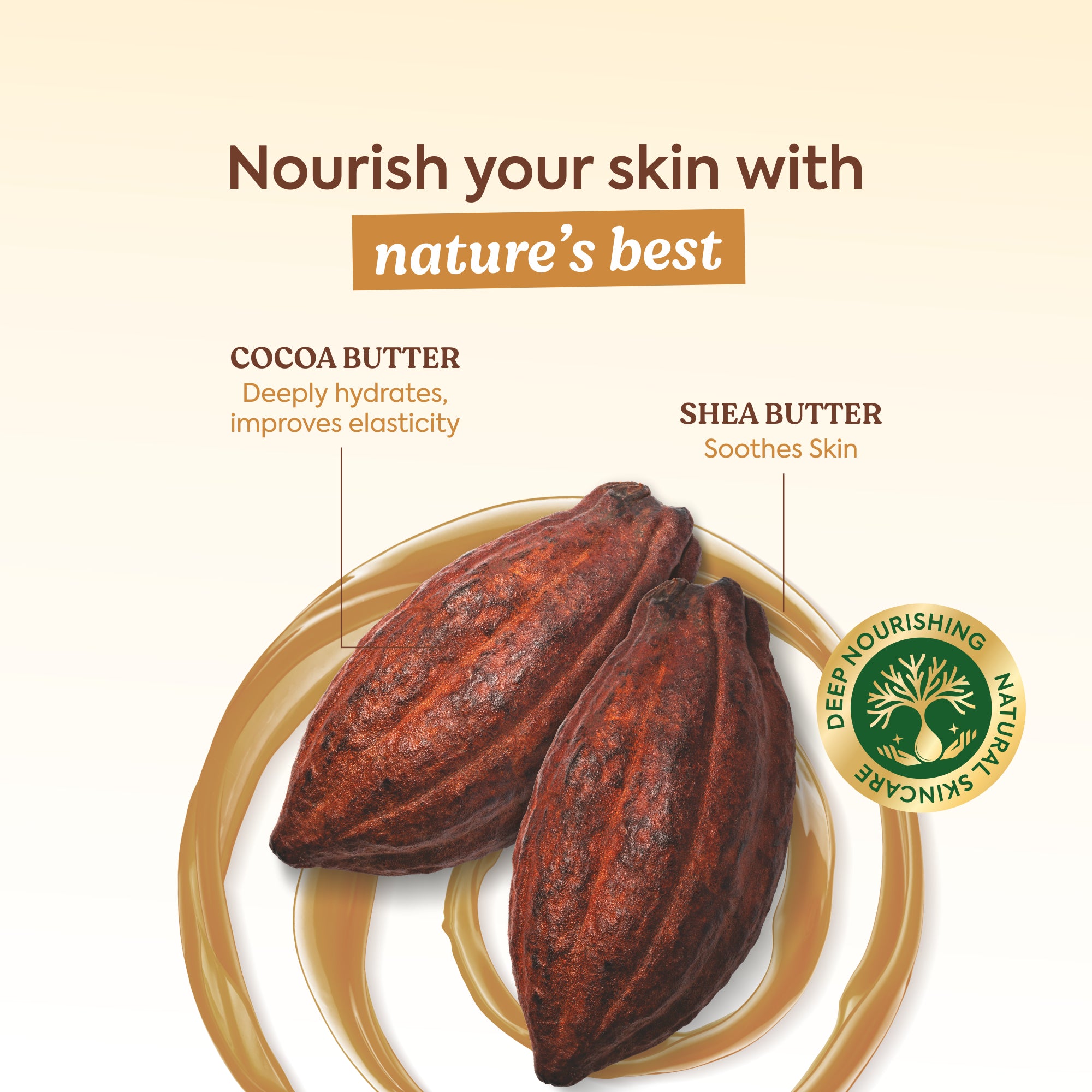 Vagad’s Cocoa Rich Body Lotion – Deep Moisturizing Lotion with Cocoa Butter for Soft, Smooth & Hydrated Skin - 400ml