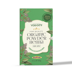 Vagad's Pure and Organic Henna Powder – Herbal Hair & Skin Dye with Conditioning – 100g