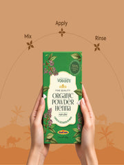 Vagad's Pure and Organic Henna Powder – Herbal Hair & Skin Dye with Conditioning – 100g